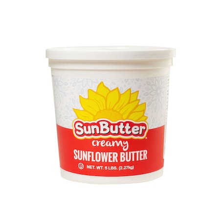 Sunbutter Creamy Sunflower Butter 5lbs Tub, PK6 PK6 19010